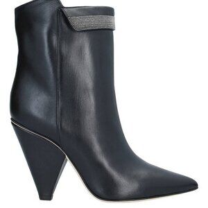 Italian Fabiana Filippi  Ankle Boots Black Size 37